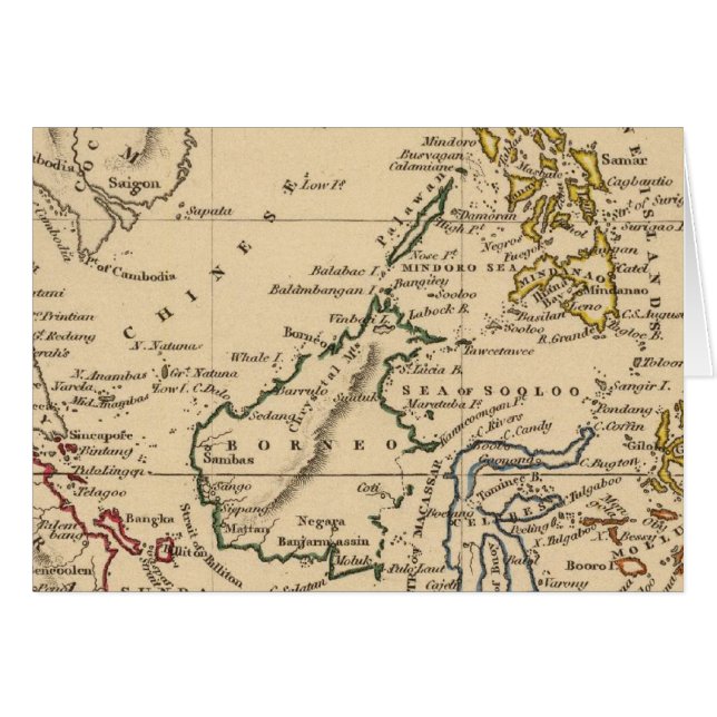 Öster Indien Hälsningskort (Framsidan Horizontal)
