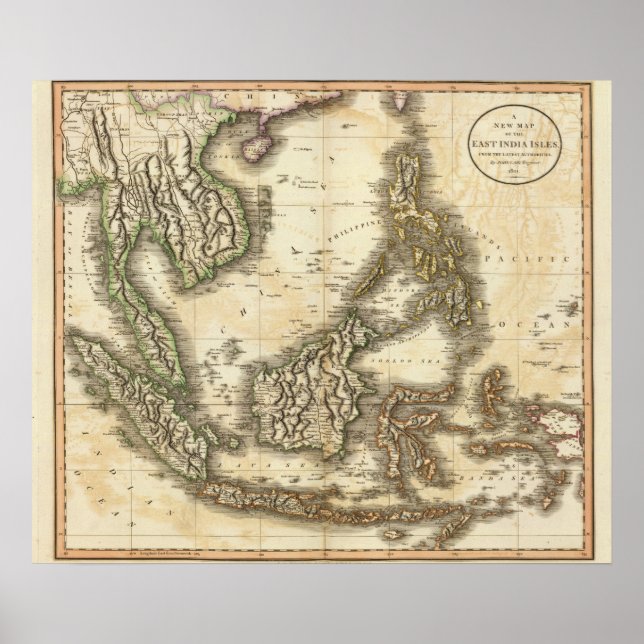 Öster Indien Isles Poster (Framsidan)