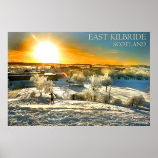 öster kilbride scotland poster