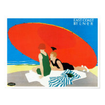 Öster Kusten av LNER ~ Beach Umbrella