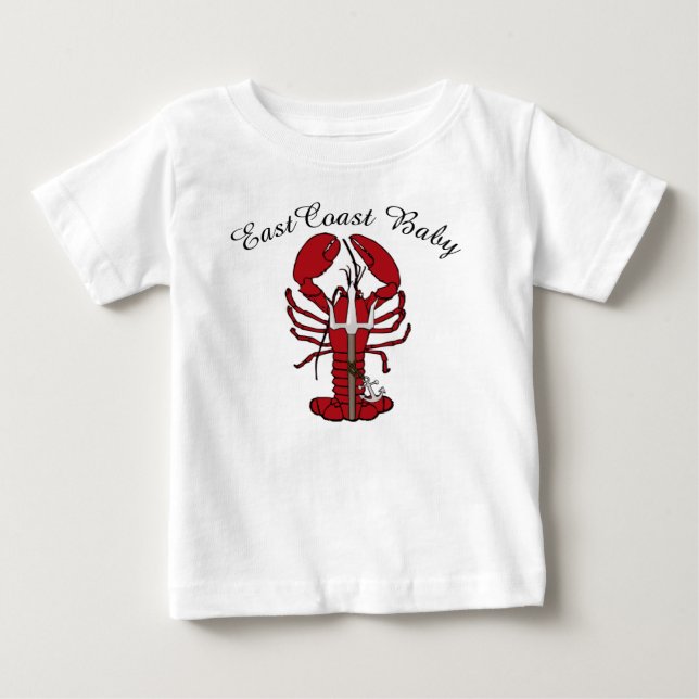Öster Kusten Baby Lobster Nova Scotia Halifax Kana T Shirt (Framsida)
