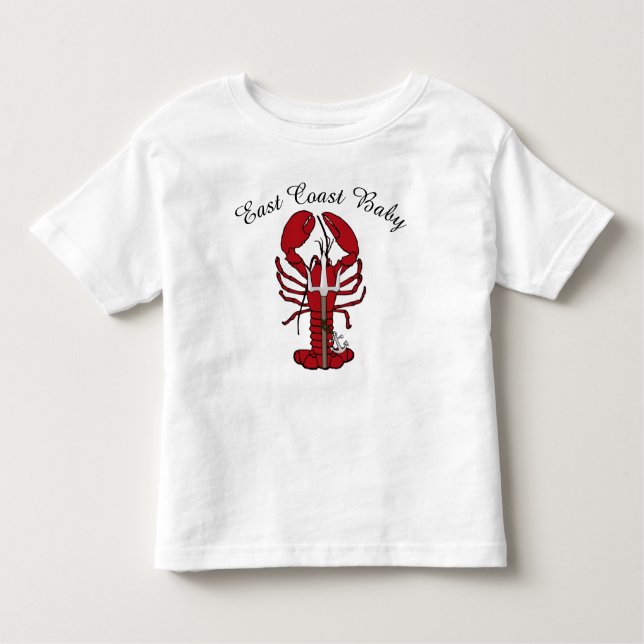 Öster Kusten Baby Lobster Nova Scotia Kanada Småba T Shirt (Framsida)