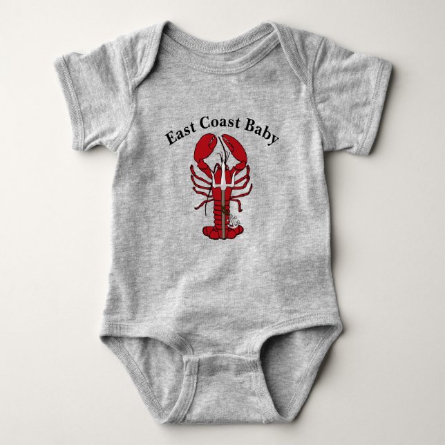 Öster Kusten Baby Lobster Nova Scotia Kanada Småba T Shirt (Framsida)