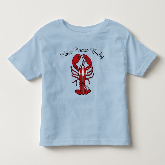 Öster Kusten Baby Lobster Nova Scotia Kanada Småba T Shirt (Framsida)