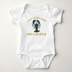 Öster Kusten Baby Nova Scotia Lobster tartan shirt Tee Shirt