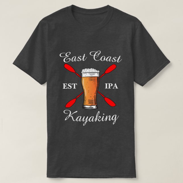 Öster Kusten Kayaking shirt est IPA-ölskjorta T (Design framsida)