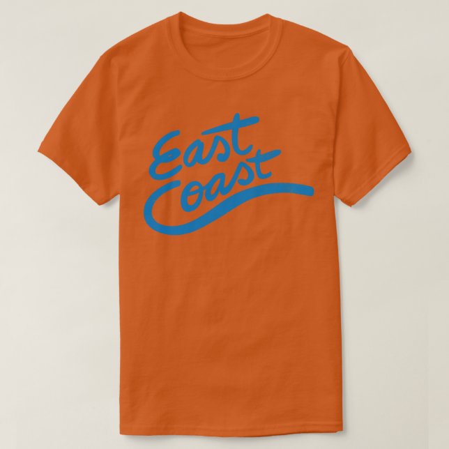 Öster Kusten-retrotypografi T Shirt (Design framsida)