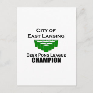 Öster Lansing Beer Pong Champion Vykort