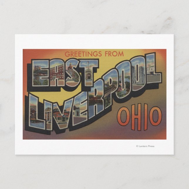 Öster Liverpool, Ohio - Stora Brev-scenarierna Vykort (Framsida)
