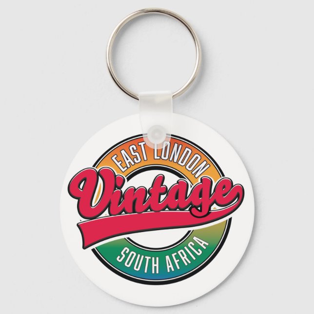 Öster London South Afrika logotyp  Nyckelring (Framsida)