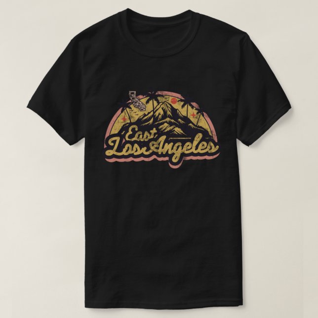 Öster Los Angeles, Kalifornien T Shirt (Design framsida)