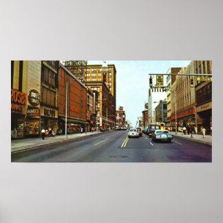 Öster Main Street 1960s Poster