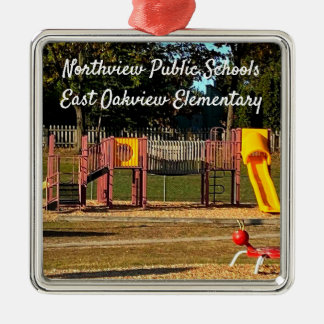 Öster Oakview Elementaire Northview Public Skolor Julgransprydnad Metall