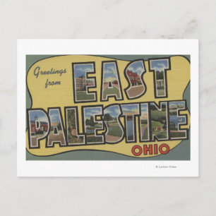 Öster Palestine, Ohio - Stora Brev-scenen Vykort