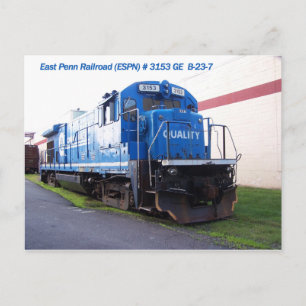 Öster Penn Railroad Locomotive #3153 Vykort