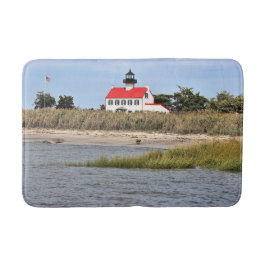 Öster Point fyr, New jersey Bath Mat Badrumsmatta