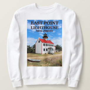 Öster Point fyr, New jersey Sweatshirt
