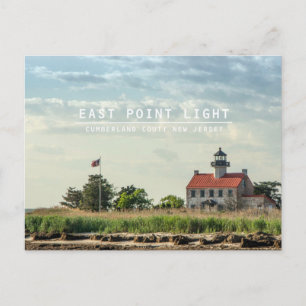 Öster Point Light. Vykort