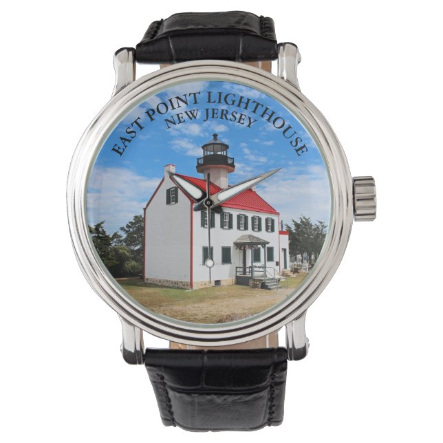 Öster Point Lighthouse New jersey eWatch Watch Wat Armbandsur (Framsida)