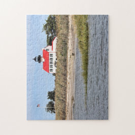 Öster Point Lighthouse, New jersey Jigszawa Puzzle Pussel