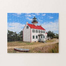 Öster Point Lighthouse, New jersey Jigszawa Puzzle Pussel
