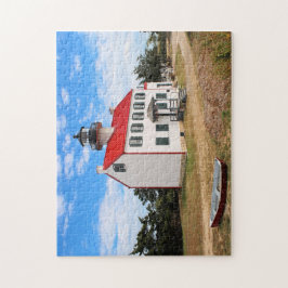 Öster Point Lighthouse, New jersey Jigszawa Puzzle Pussel