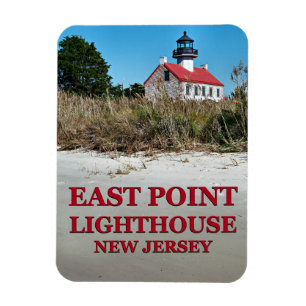Öster Point Lighthouse, New jersey Photo Magnet