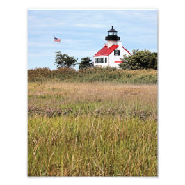 Öster Point Lighthouse, New jersey Photo Print Fototryck