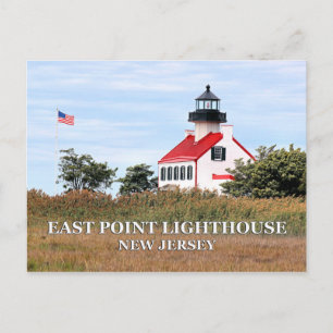 Öster Point Lighthouse, New jersey vykort
