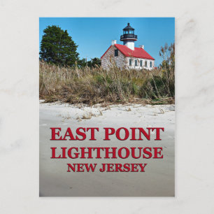 Öster Point Lighthouse, New jersey vykort