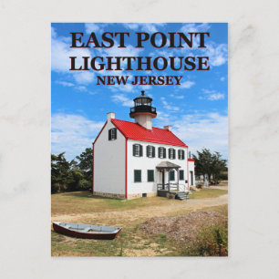 Öster Point Lighthouse, New jersey vykort