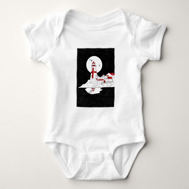 Öster Quoddy Head Lighthouse platt skjorta amazon T Shirt (Framsida)