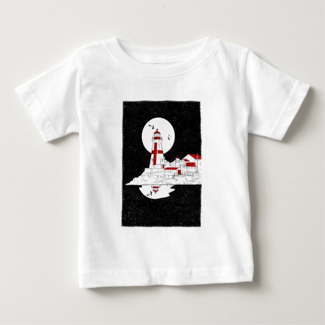 Öster Quoddy Head Lighthouse platt skjorta amazon T Shirt (Framsida)