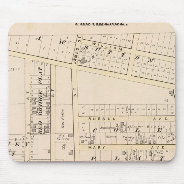 Öster, Rhode island Musmatta (Framsidan)