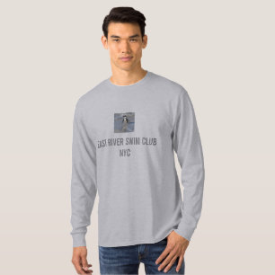 Öster River Simma Klubb NYC Långärmad T-Shirt