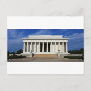 Öster sida av Lincoln Memorial Washington D.C. Vykort
