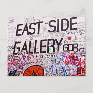 Öster Side Gallery, BerlinWall, Graffiti Vykort