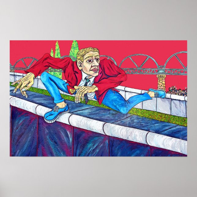 Öster Sidogalleriet, Berlinmuren, Esc-klättring Poster (Framsidan)