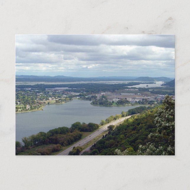 Öster Sjö Winona - Winona, MN Vykort (Framsida)