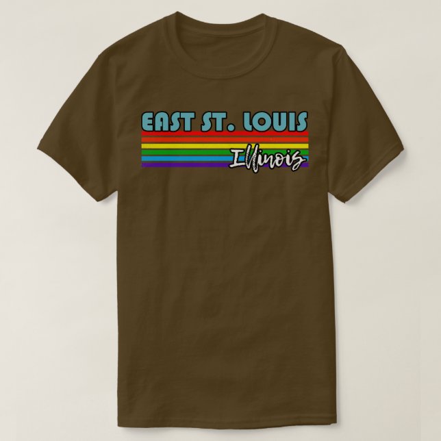 Öster St Louis Illinois Pride Öster St Louis LGBT  T Shirt (Design framsida)