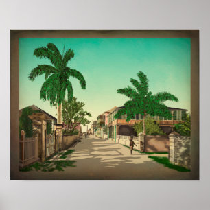 Öster Street in Nassau Poster