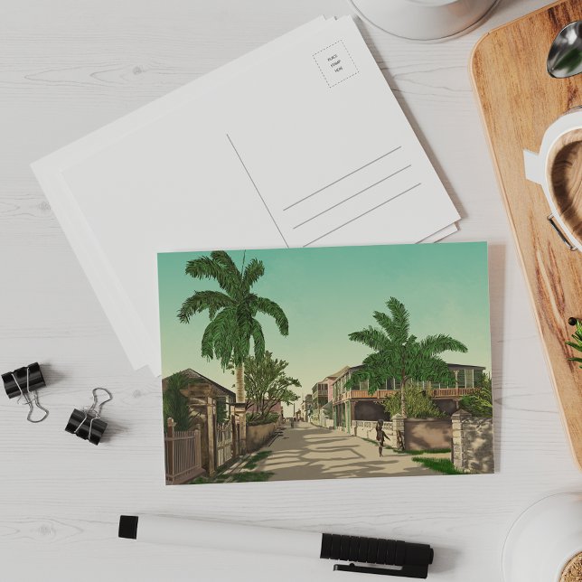 Öster Street in Nassau Vykort (Skapare uppladdad)