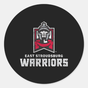Öster Stroudsburg Esu Warriors Large Runt Klistermärke