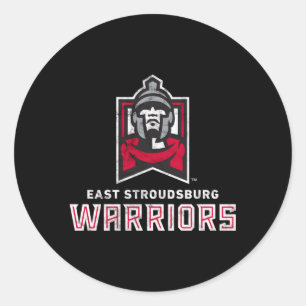 Öster Stroudsburg Esu Warriors Large Runt Klistermärke