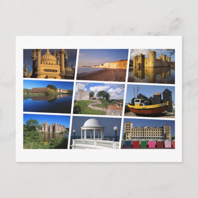 Öster Sussex multiimage Vykort (Framsida)
