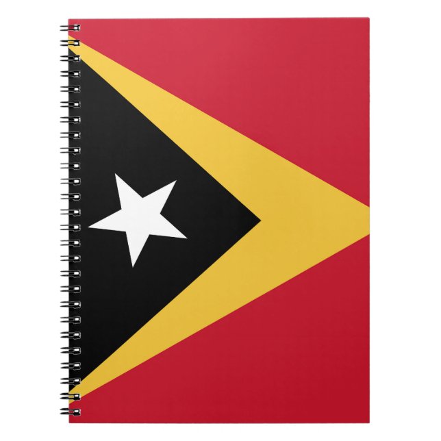 Öster Timor flagga Anteckningsbok (Framsidan)