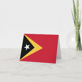 Öster Timor flagga Anteckningskort