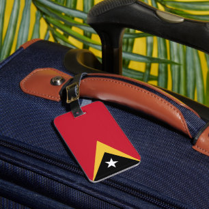 Öster Timor flagga Bagagebricka