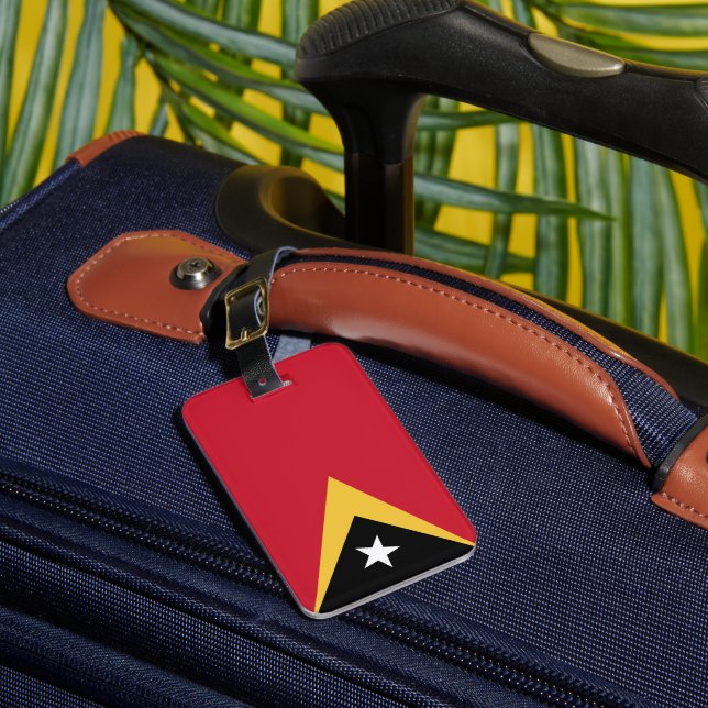 Öster Timor flagga Bagagebricka (Framsida Insitu 1)
