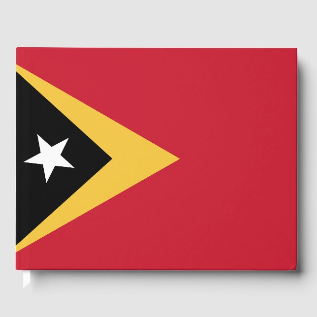 Öster Timor flagga Gästböcker (Framsida)